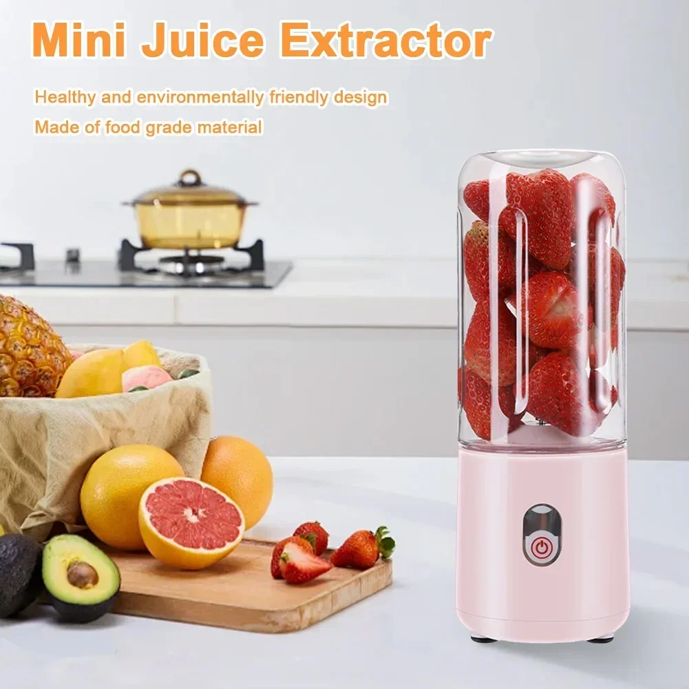 500ml Portable Juicer Cup USB Powered Portable Blender for Traveling Office 120W Mini Juice Blender portable blender kitchen