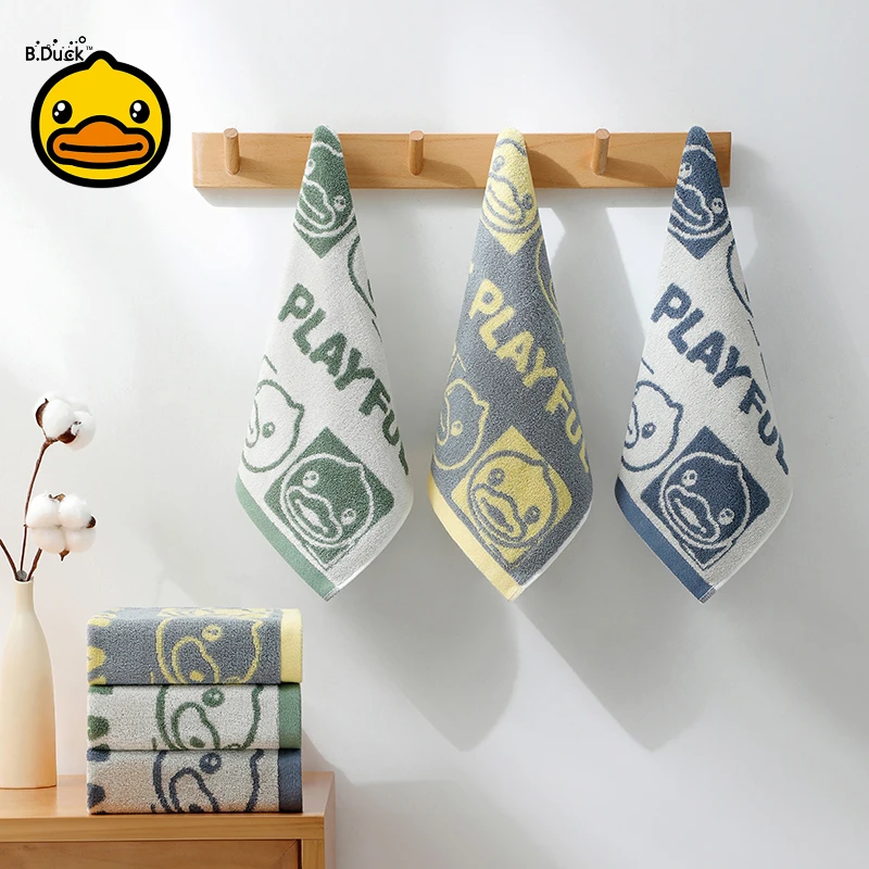 

B.DUCK Skin-friendly High-quality Long-staple Cotton Square Towels Are Anti-bacterial and Anti-odor Luxuriously Soft Enjoyable