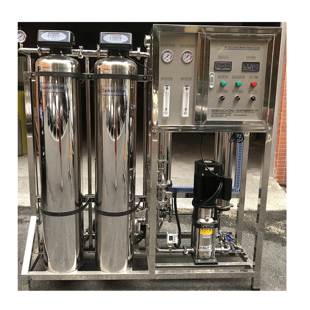 1000 LPH CE ISO Reverse Osmosis Machine RO System Borehole Salt Water Treatment Machine, Water Treatment Machinery