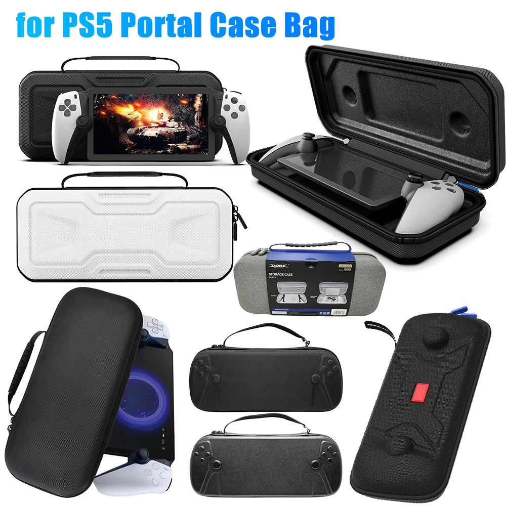 For PS5 Portal Case Bag Anti-Drop Travel Carrying Bag Shockproof Protective Storage Bag for PlayStation 5 Portal Accessories