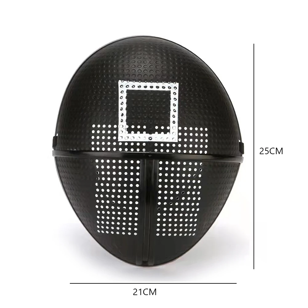 

Game Cosplay Mask Full Face Masks Masquerade Accessories Square Circle Triangle Party Masks Korean TV Cosplay Costumes Mask Toys