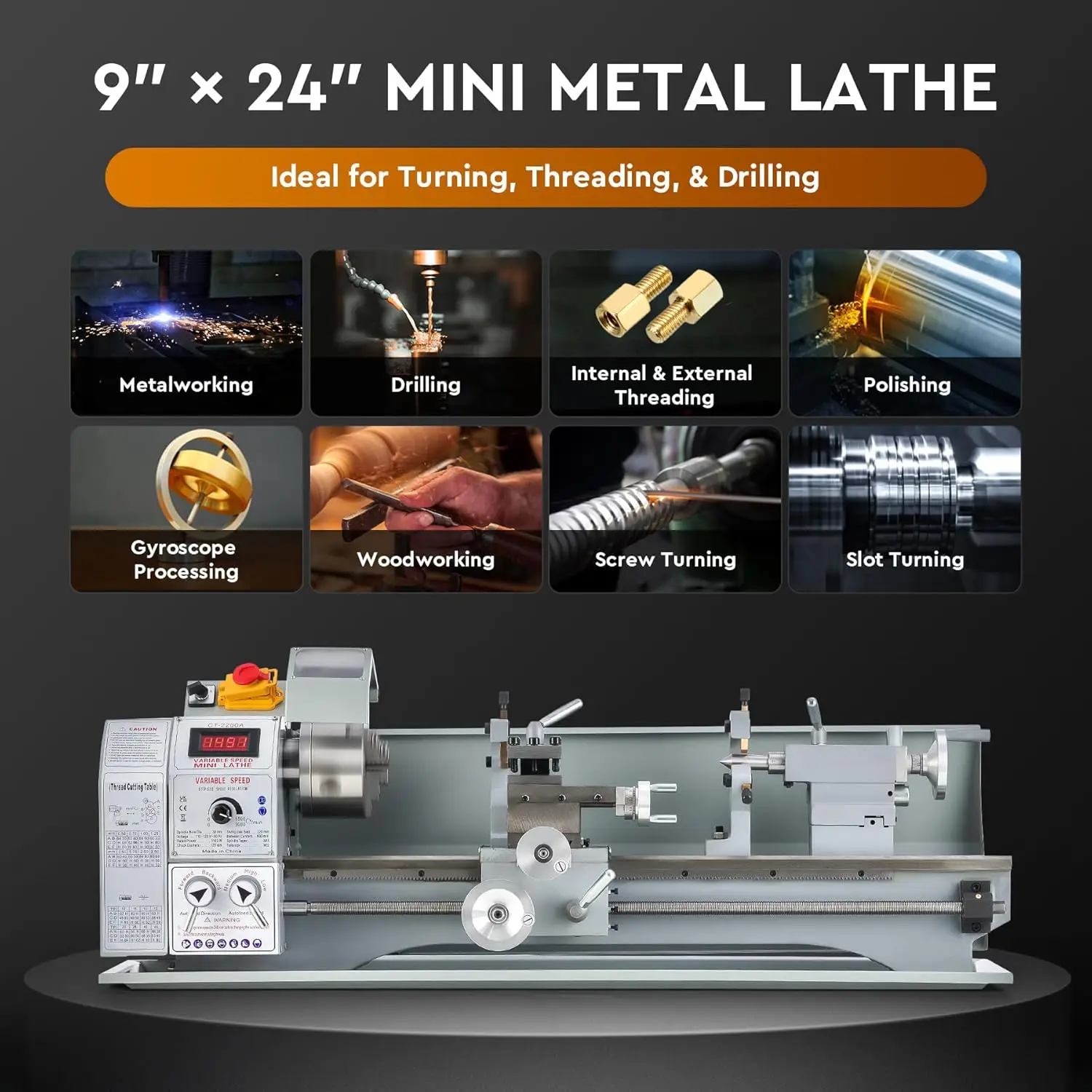 Mini Metal Lathe 9