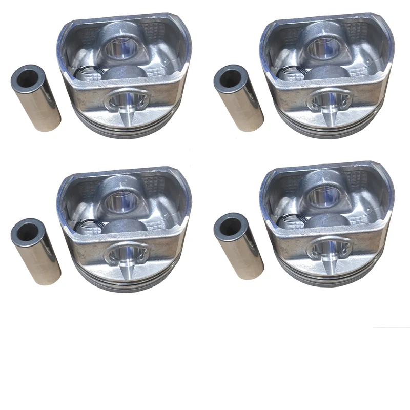 4pcs/set Engine Piston for Geely Vision Emgrand EC7 SC7 SL GC7 1.5/1.8L
