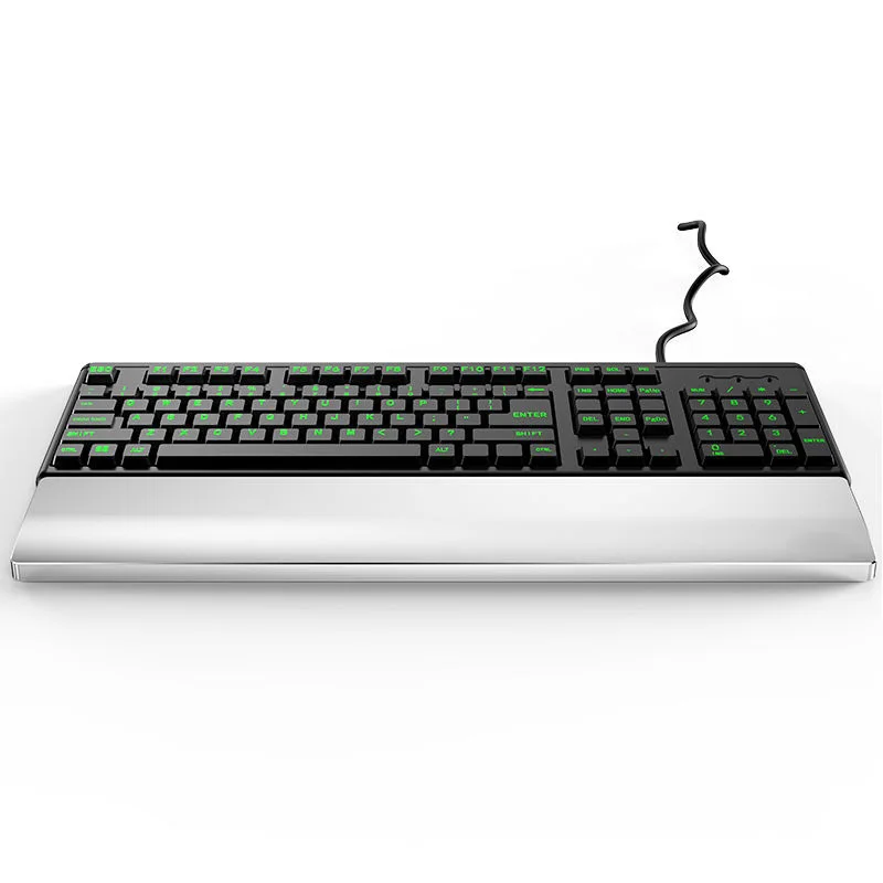 Imagem -02 - Alumínio Resto Liga Pulso para Teclado Mecânico Descanso de Pulso 87104 Chaves Suporte de Metal