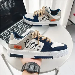 Men's Casual Shoes Men's Fashion Street Skateboard  Comfortable Platform  Men's Outdoor Hiking Shoes Running