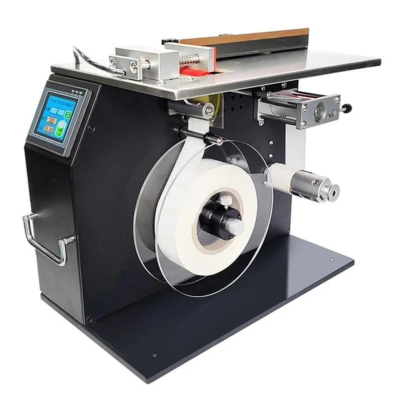 Multifunctional right angle sealing labeling machine semi-automatic self-adhesive folding in half