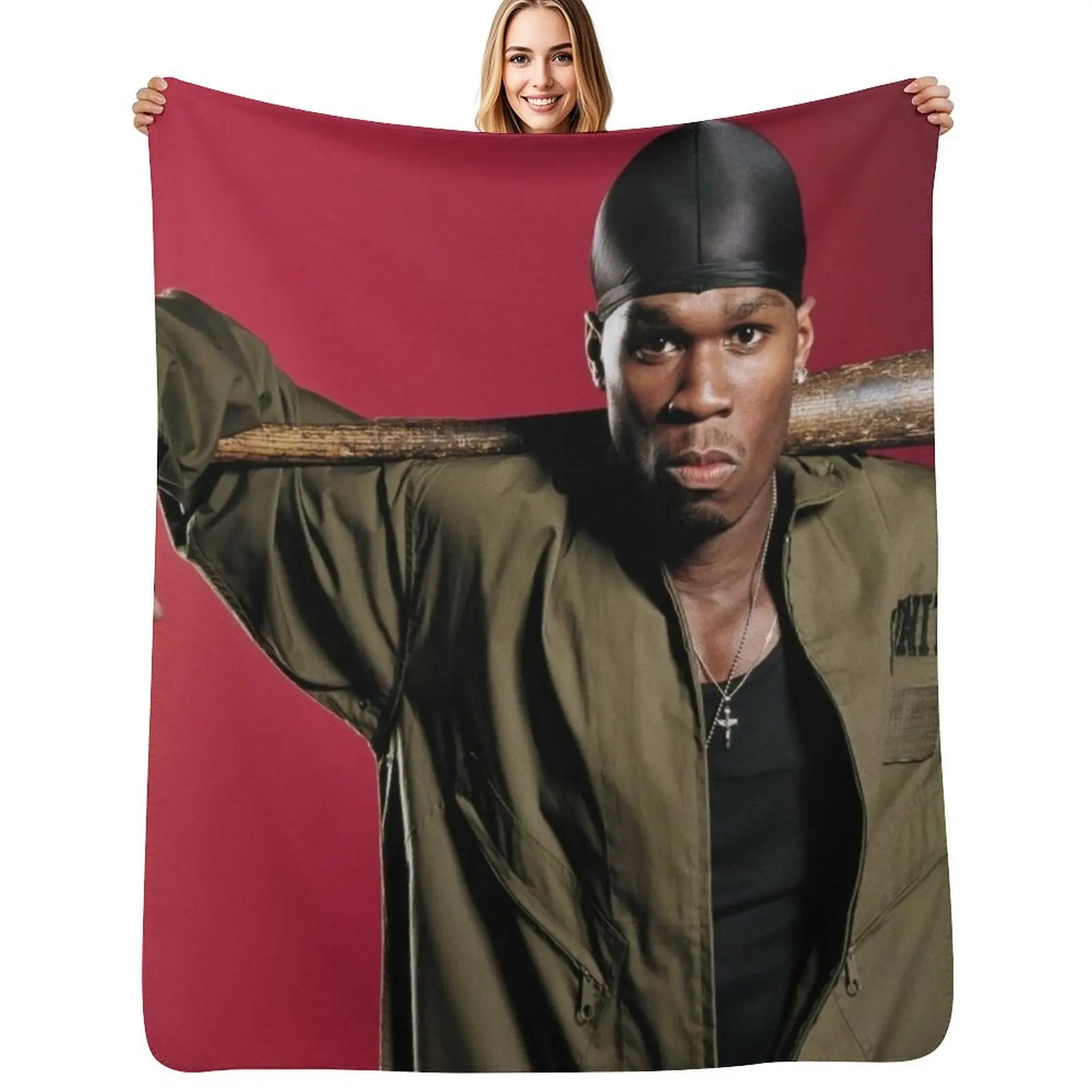 

50 cent Throw Blanket Kid'S Blankets Sofas Of Decoration Furry Bed covers Blankets