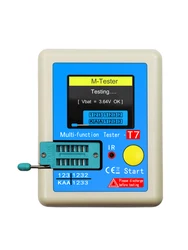 LCR-T7/LCR-TC1 Transistor Tester TFT Diode Triode Capacitance Meter LCR ESR Meter NPN PNP MOSFET IR Multifunction Multimeter