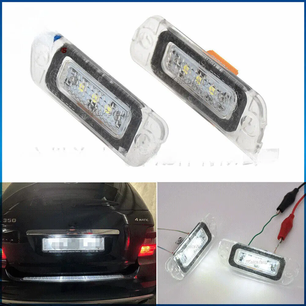 

2pc For Benz GL-Class X164 ML-Class W164 R-Class W251 LEDcar license plate light