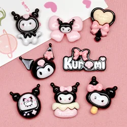 10Pcs Cartoon Resin Cute Bright Surface Cake Game Machine Letter Card Scrapbook Craft DIY Hairpin Headrope Decoration Crafts A17