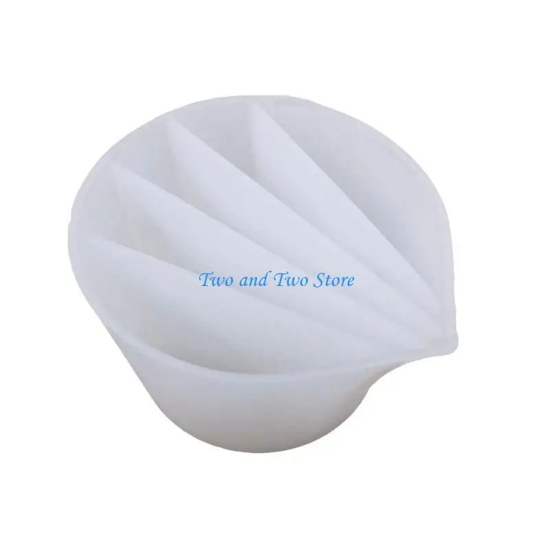 HX6F Clear Silicone Epoxy Resin Mixing Cups Distribution Measuring Cup DIY Epoxy