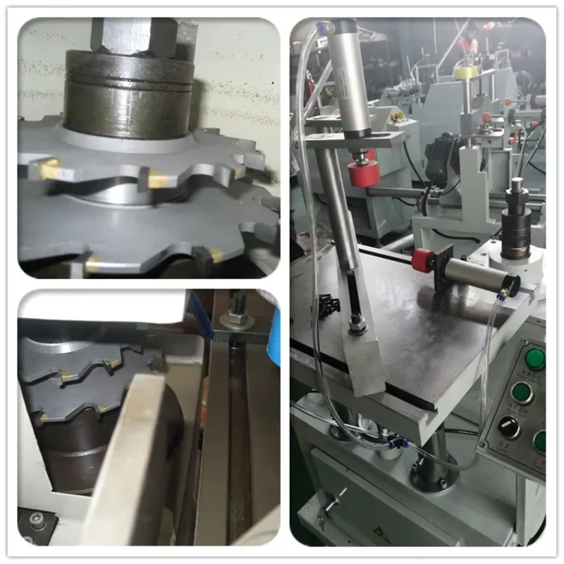 Heavy-Duty Mullion End Milling Machine for Aluminum/PVC/UPVC Windows, Ideal for Construction & Home Improvement Use