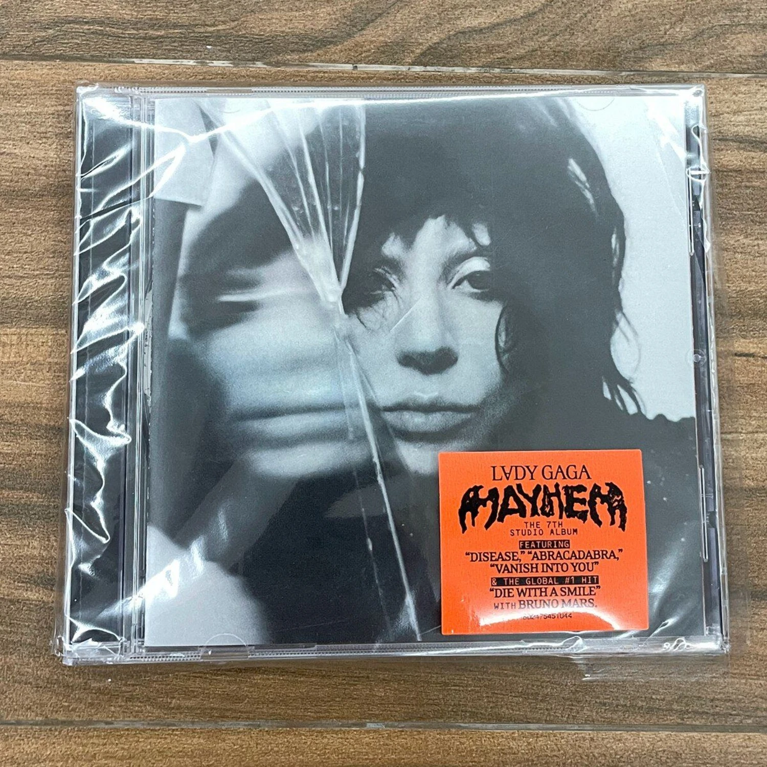 

Rare Sealed Lady Gaga Mayhem Pop Alternative Electronic Audio CD Clear Digital Sound Collectible for Fans Home Art Decor