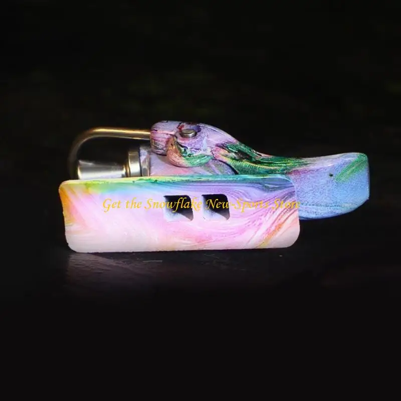 E56D زر الإبهام بكرات ثابتة لصيد الأسماك، مشغلات صب زر الإبهام الآمنة المعدلة #1