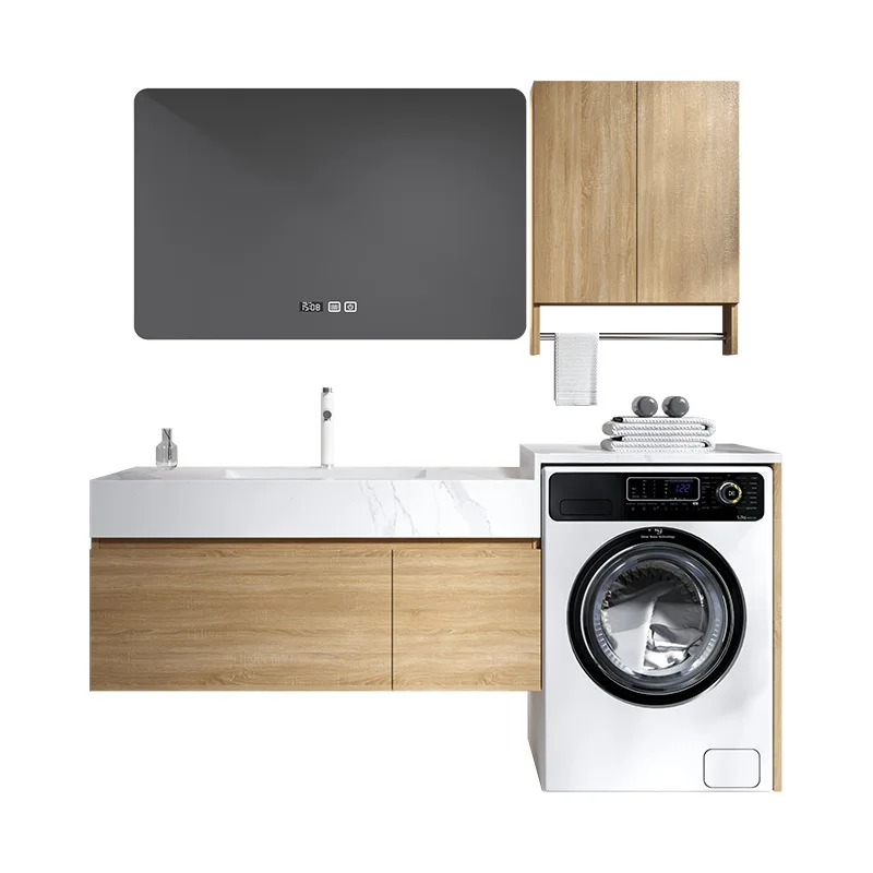 

Slate ceramic basin, washing machine cabinet, combination bathroom, face wash, hand basin cabinet