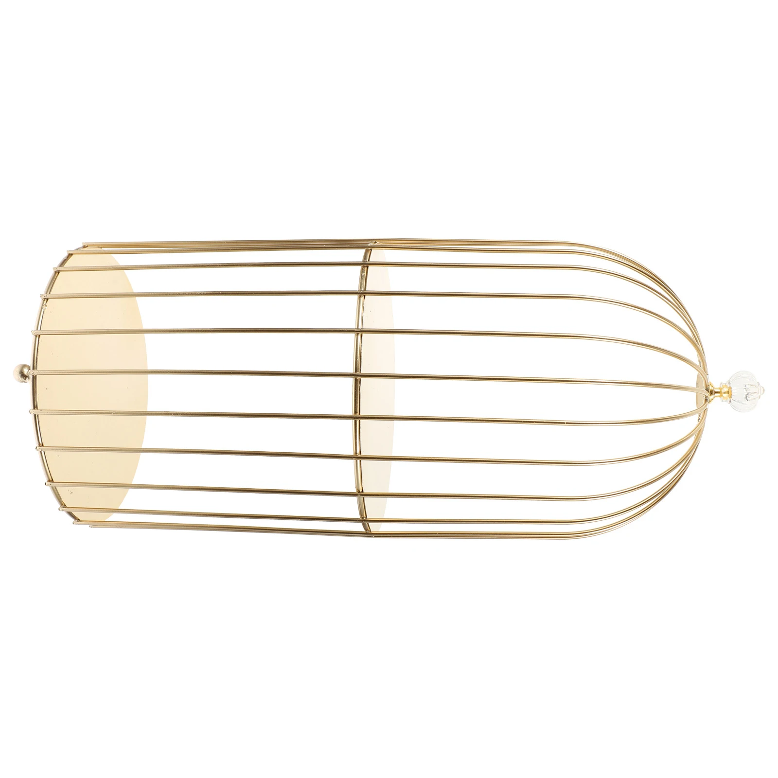 2 الطبقة كعكة حامل قفص الطيور تصميم متعدد الوظائف حامل الحلوى المنظم لحفل الزفاف محور الحديد ماكياج