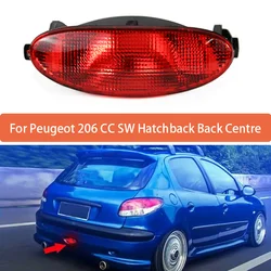 1Pc 6351K5 Car Rear Fog Light Lamp Without Bulb for Peugeot 206 CC SW Hatchback Back Centre