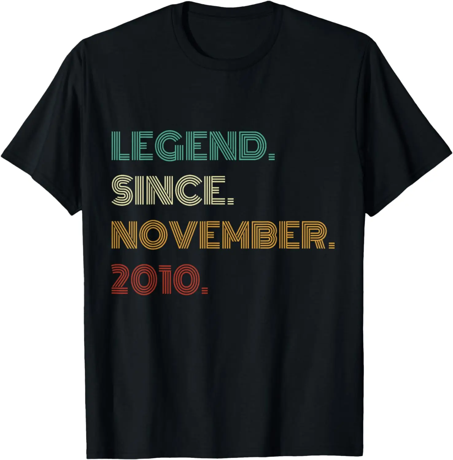 

14 Years Old Legend Since November 2010 14th Birthday T-Shirt