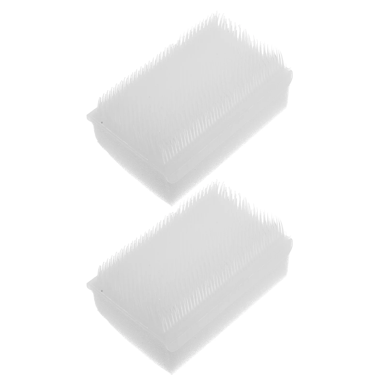 2 Pcs Take Bath Autism Brush Baby Spong Mats Sponge Spiky Sensory Finger Rings Surgical Scrub Bristles