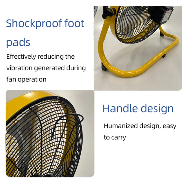 Imagem -06 - Ventilador de Carregamento Solar Poderoso ao ar Livre Pesca Acampamento Desktop Móvel Portátil Industrial Comercial