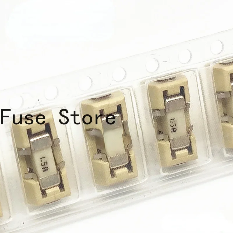 3PCS 015401.5DR Imported 1808 Disposable Patch Fuse Holder 1.5A 125V Fast Break