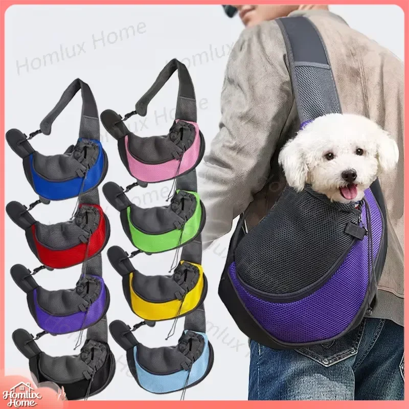 Portable Pet Carrier Bag Breathable Mesh Crossbody Shoulder Hand Chest Sling for Small Dogs Cats Puppy Travel Outdoor Fashion