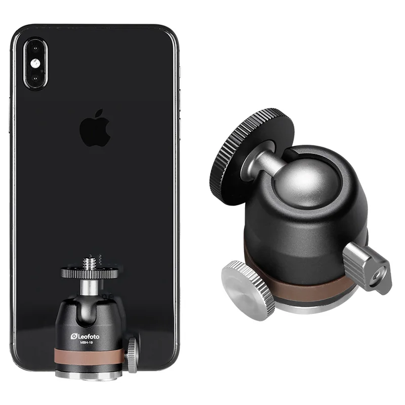 Leofoto MBH19 Mini Phone Micro Single Gopro90 Панорамная база Универсальный сферический подвес.。