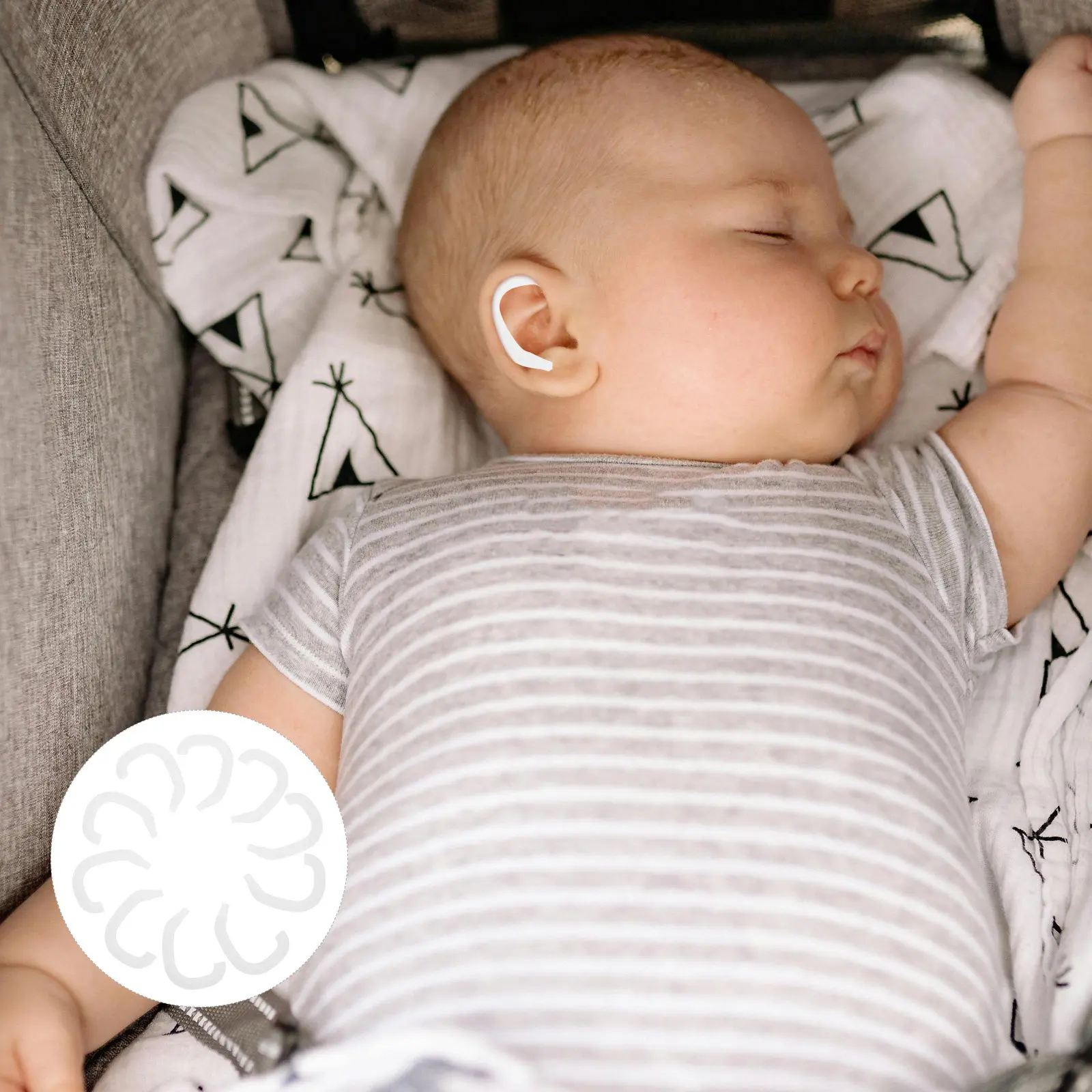 

5Pairs External Auricle Corrector Kids Protruding Ear Support Silicone Ear Correction Device for Valgus Auricle Non Surgical