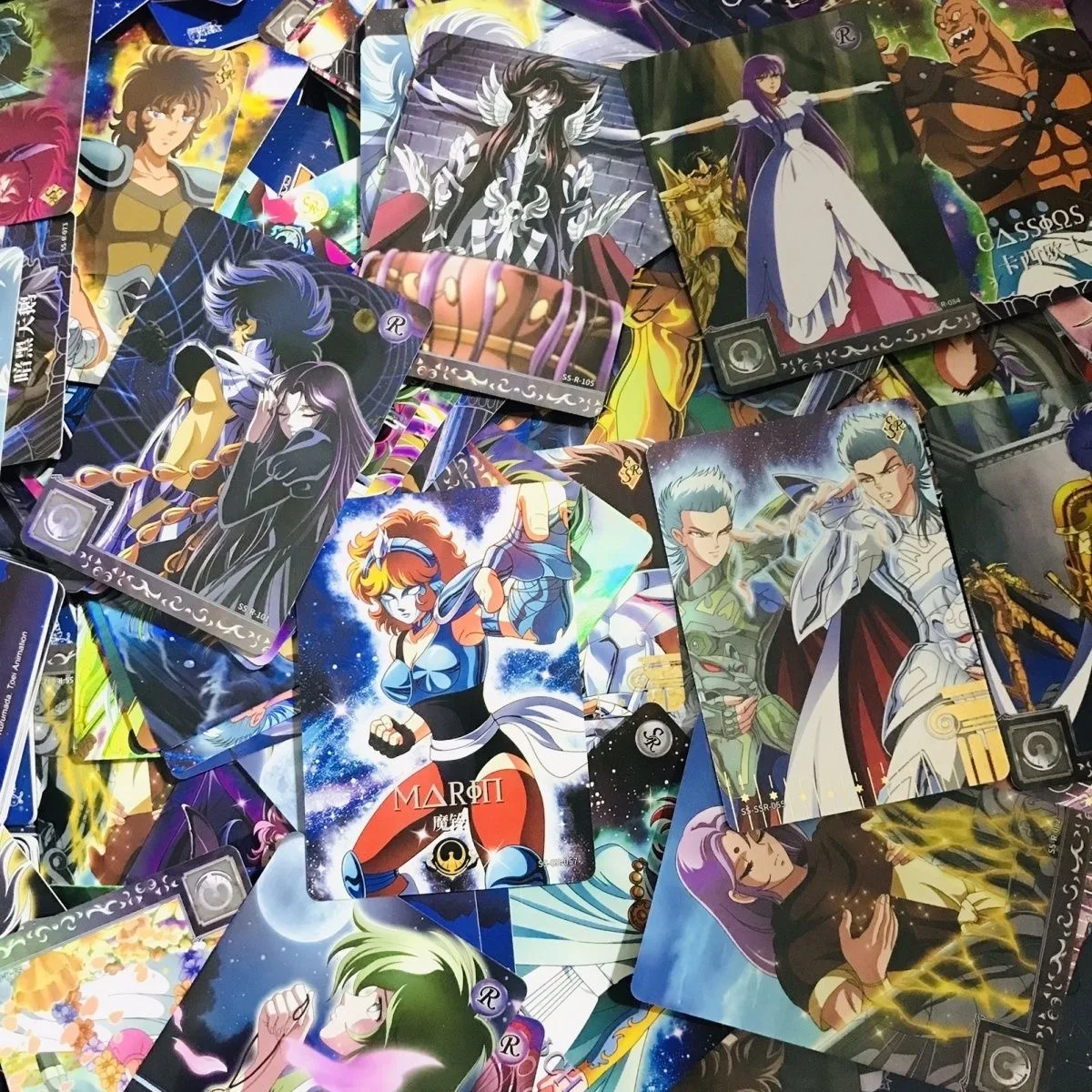 KaYou Original Saint Seiya 50pcs Random Cards Character Athena Seiya Shiryu Hyoga Shun ikki Saga Aiolia Shaka Dokho Aiolos Camus