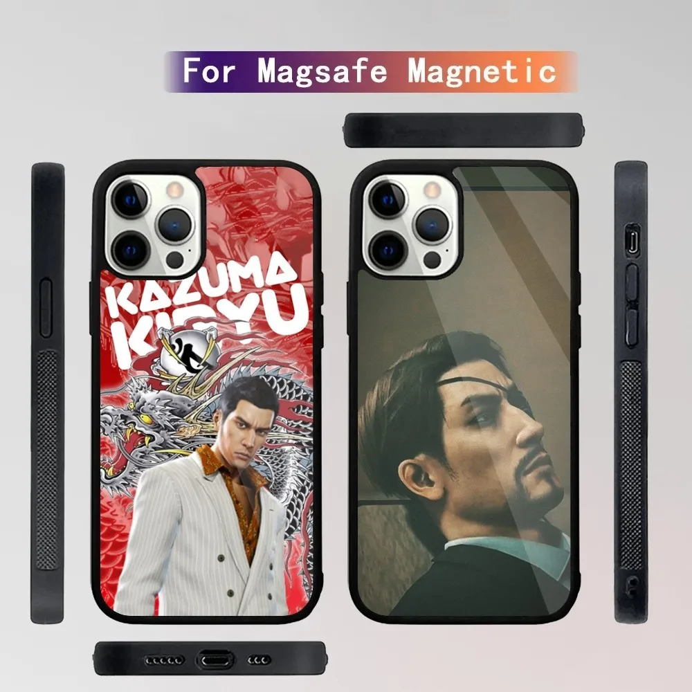 Y-Yakuza 0 Game  Phone Case For iPhone 15,14,13,12,11,Plus,Pro,Max Mini Magsafe Magnetic Wireless Charging