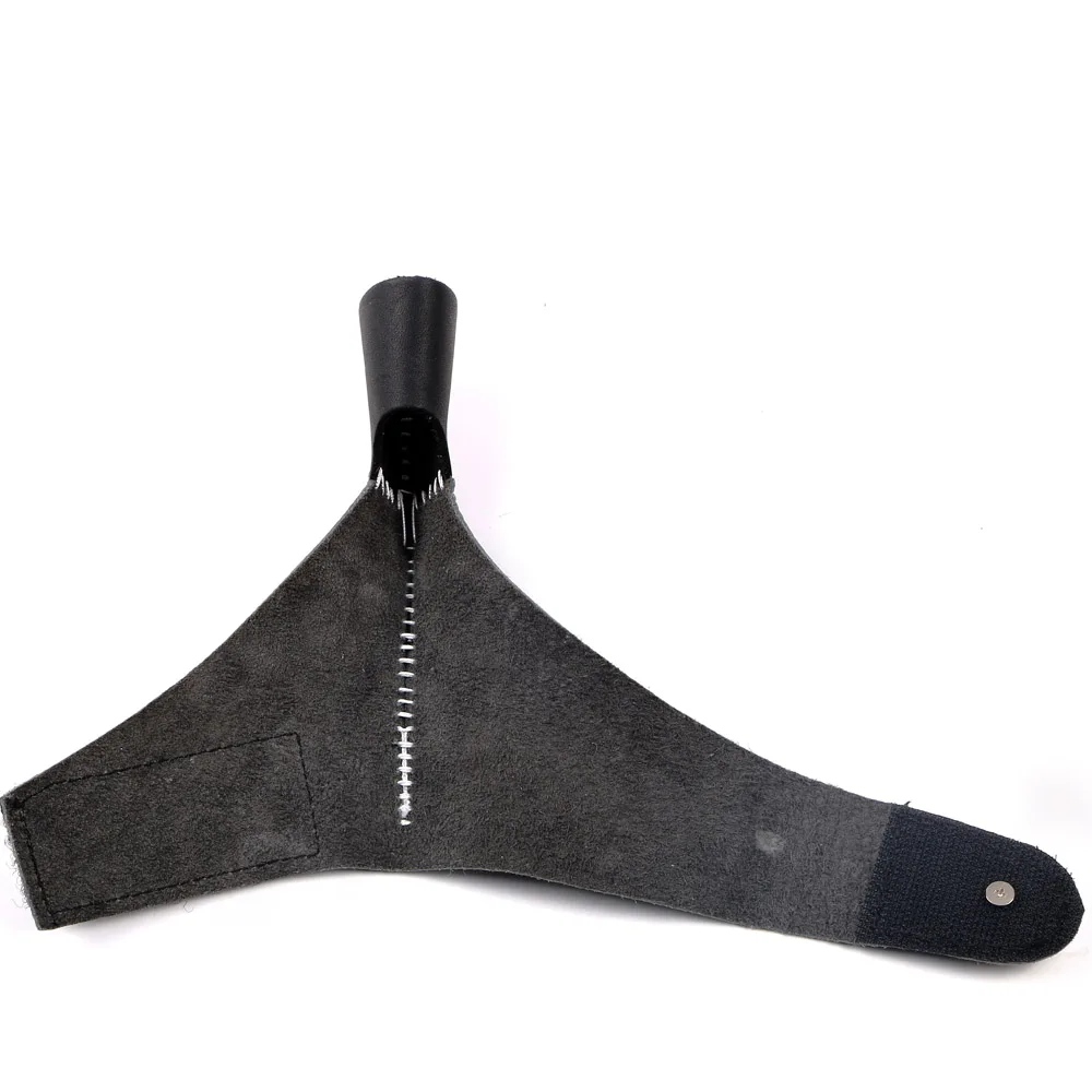 Gant Chasse Cuir Gants Tir à L'arc Daskz 3 Doigts - Cuir Souple Protection Main Droite Taille L Vert Gants Tir à L'arc