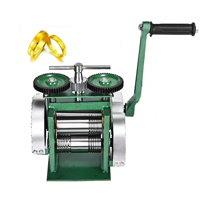 120mm Jewellery Presser Manual Combination Jewelry Roller Press Tabletting Tool Rolling Mills For Square|Circular|Semicircle