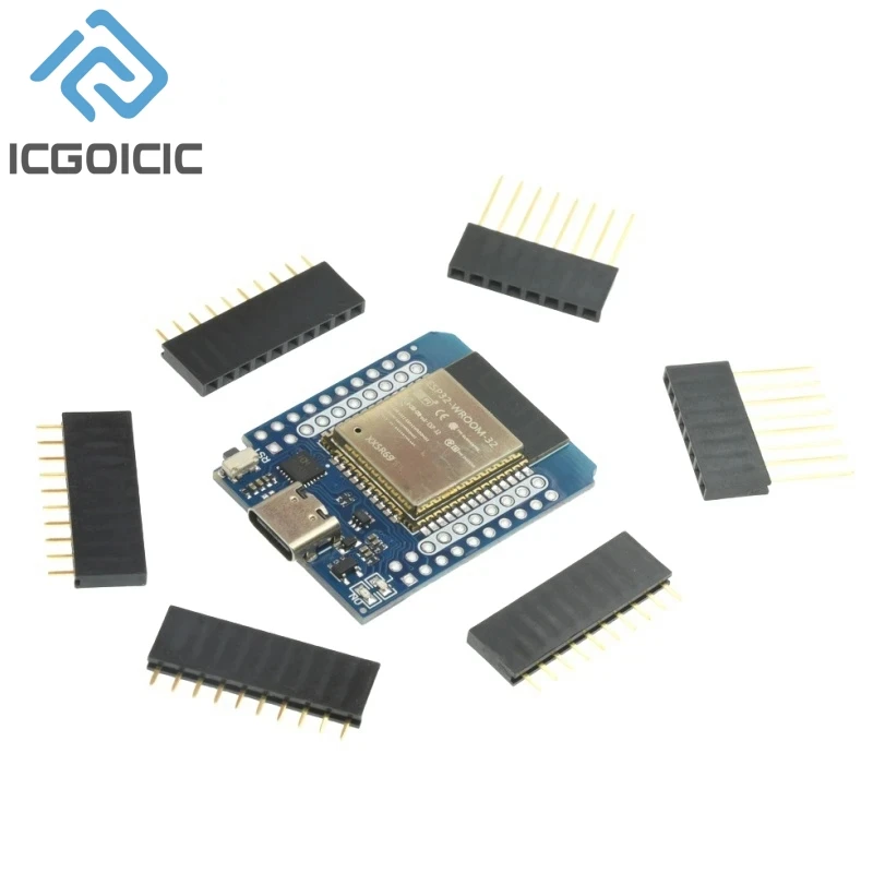  D1 MINI ESP8266 ESP32 ESP-32S WIFI Bluetooth-compatible CP2104 CH9102  Development Board Module For Wemos Arduino With Pins 