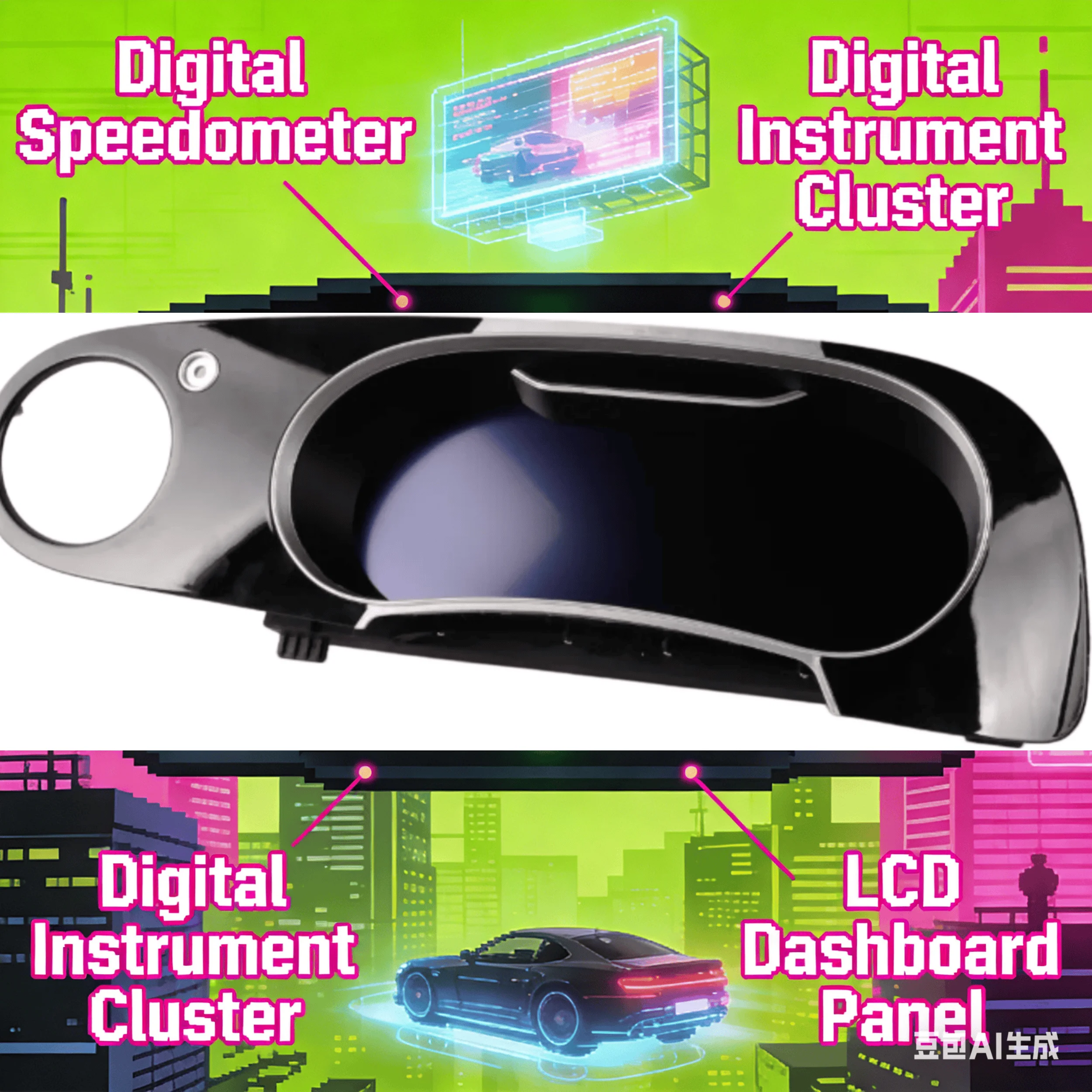 LSHE 12.3'' Digital LCD Instrument Dash Screen Digital Cluster For Bentley Flying Spur/Continental GT Car LCD digital dashboard