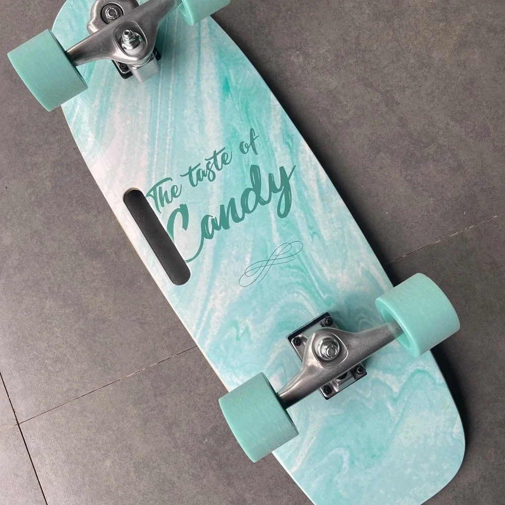Surf Skateboard Land Carver No-Push Cruiser for Kids Adults, Professional Land Surf Board for Commute Surf & Snowboard Training