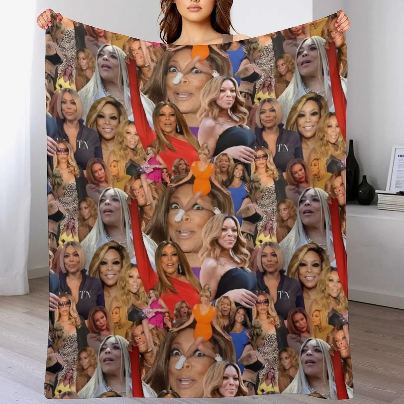 

Wendy In repeat Throw Blanket Sofa Quilt Luxury Throw Hairy cosplay anime Blankets