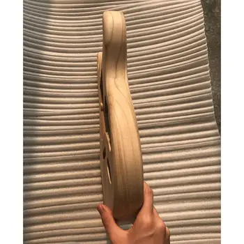 電吉他琴體拋光木材型電楓木吉他桶形琴體未完成電吉他桶形琴體 8 最佳銷售 吉他琴體坯料 - №1