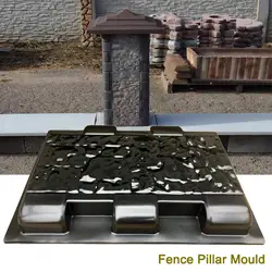 Fence Railing Plaster Concrete Plastic DIY Driveway Ornaments