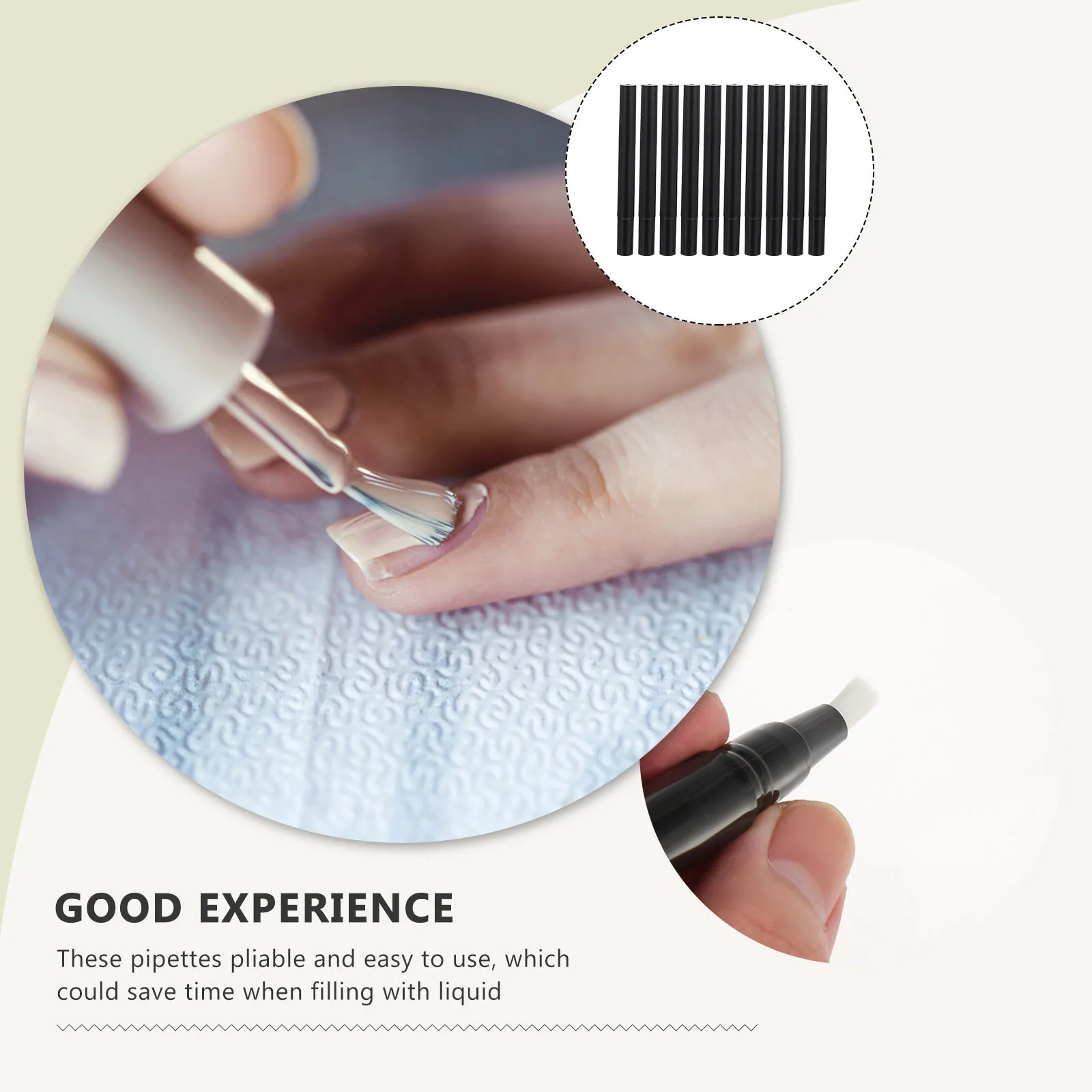 10 قطعة أقلام مانيكير فارغة التواء المحمولة ماكياج فرش مسمار التغذية النفط قضيب حاوية ملمع الشفاه مستحضرات التجميل السائل #1