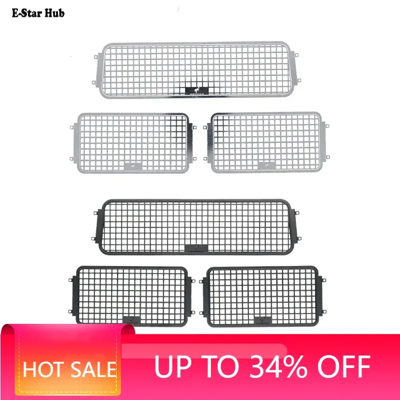 

Tool Box plate, protective net, radiator box, front rear bumper, anti-skid plate, door handles, for TRX-4 TRX4 T4 2021 Bronco 1/