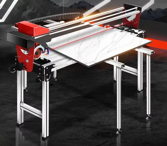 آلة قطع الرخام والجرانيت الأوتوماتيكية 3KW تنسيق كبير باستخدام الحاسب الآلي 45 درجة أداة منشار خالية من الغبار