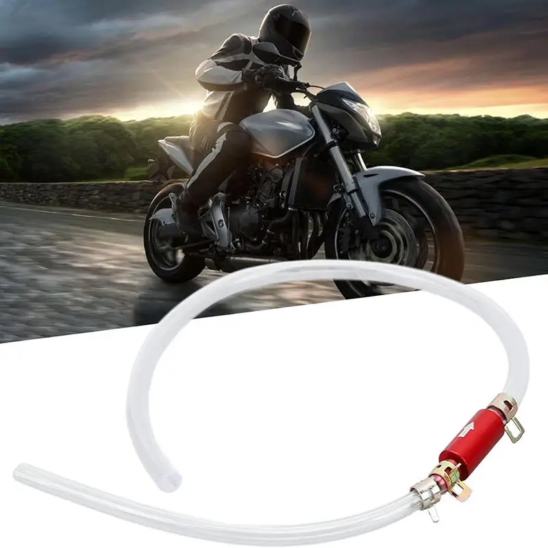 

2pcs Brake Fluid Clutch Bleeder Hose 6MM Reliable One Way Check Valve Tube Bleeding Tool Kit Universal for Motorcycle Car