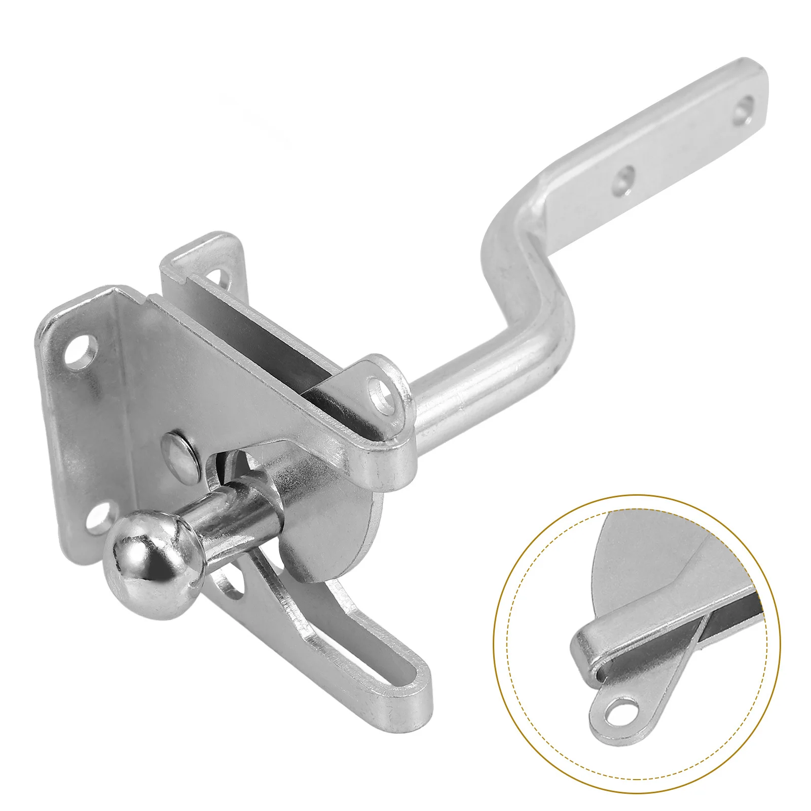 

Fence Latch Outdoor Heavy Duty Iron Gate Latch for Wooden Fence Farm Security Locking Gate Latches for Gates and Fences