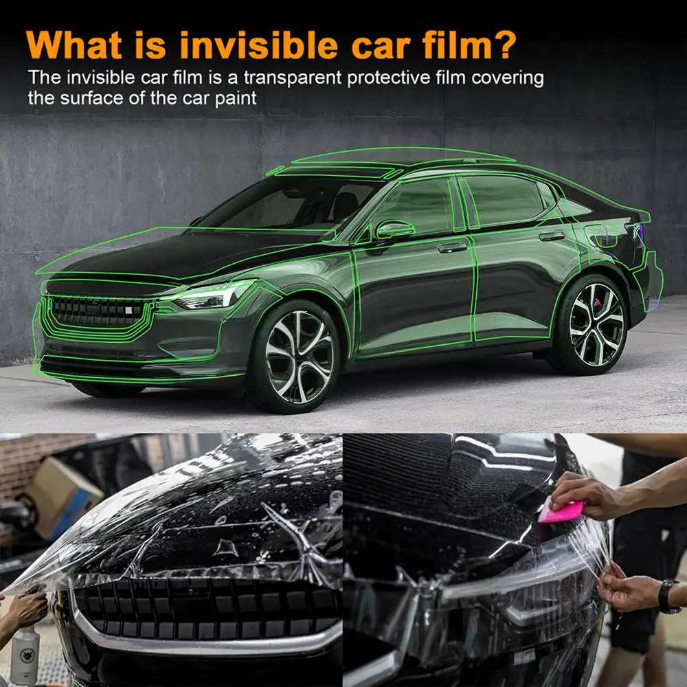 Pre Cut PPF For Polestar 2 2021-2024 TPU Car Paint Protection Film Transparent Kit Clear Decal Body Sticker Repair Accessories