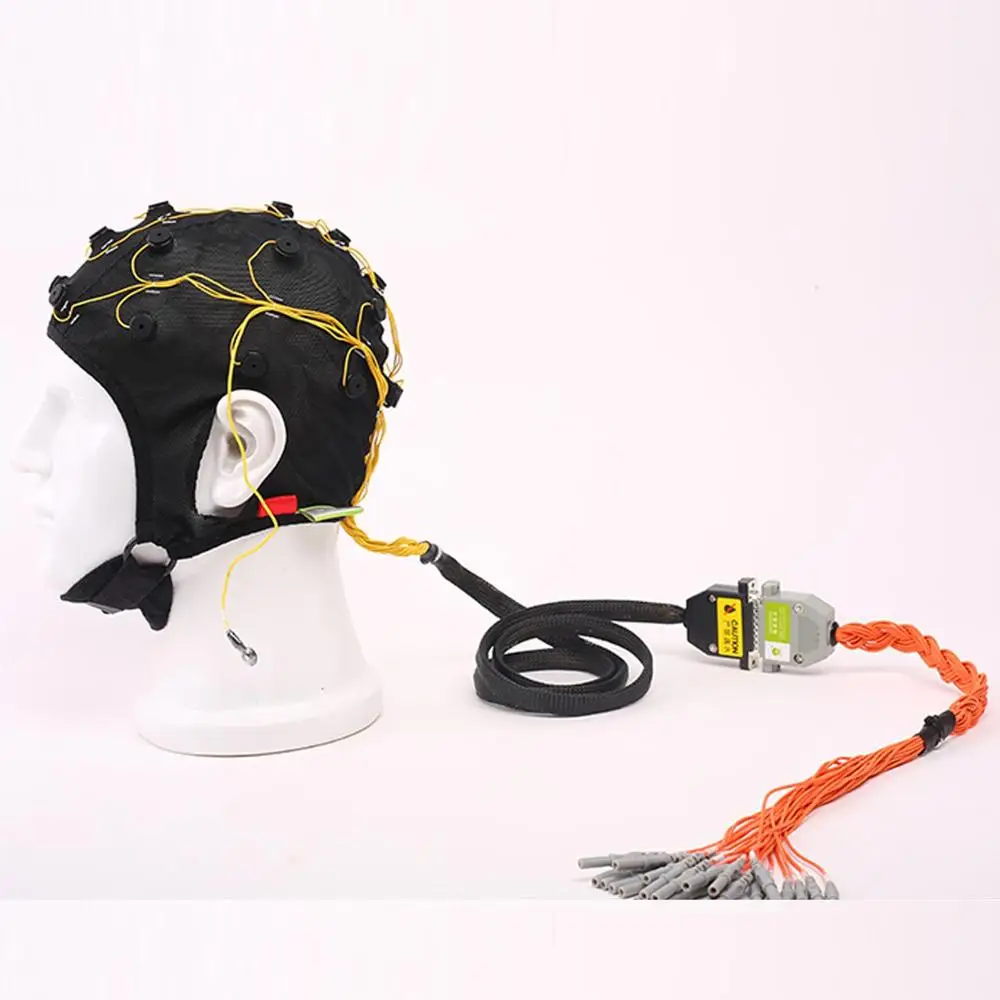 Greentek's 19 Channel Cap Solution for EEG Measurements EEG Acquisition with AgCl Electrode Sensors