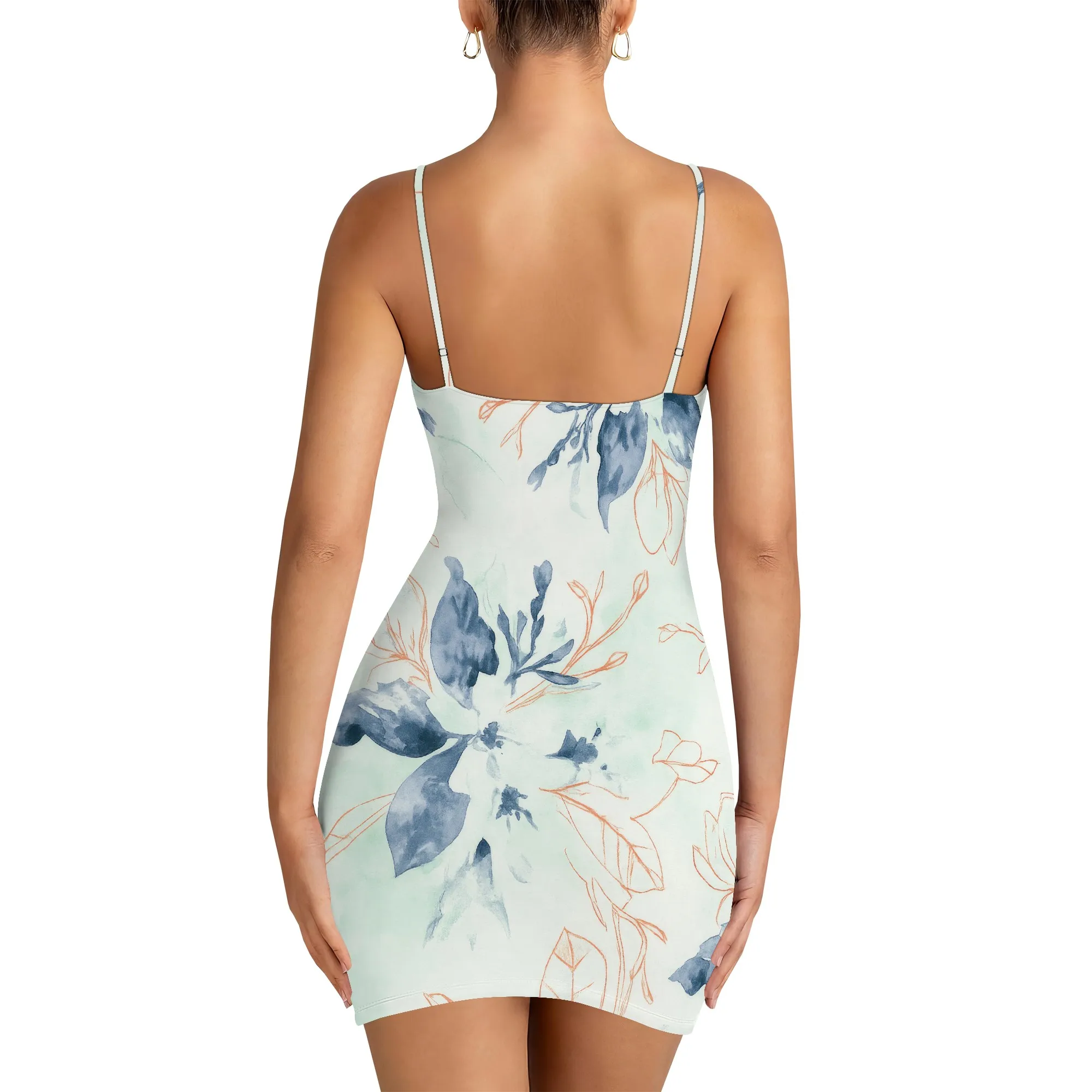 ผู้หญิงเซ็กซี่ปิดไหล่Backlessสปาเก็ตตี้สายคล้องคอBodycon Mini Sundressesชุดสั้นออกไปชุด
