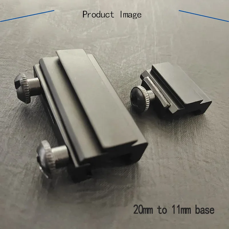 Scope installation,Weaver Picatinny dovetail rail adapter, flat top 20mm to 11mm, base mount length 30mm/57mm rail accessories