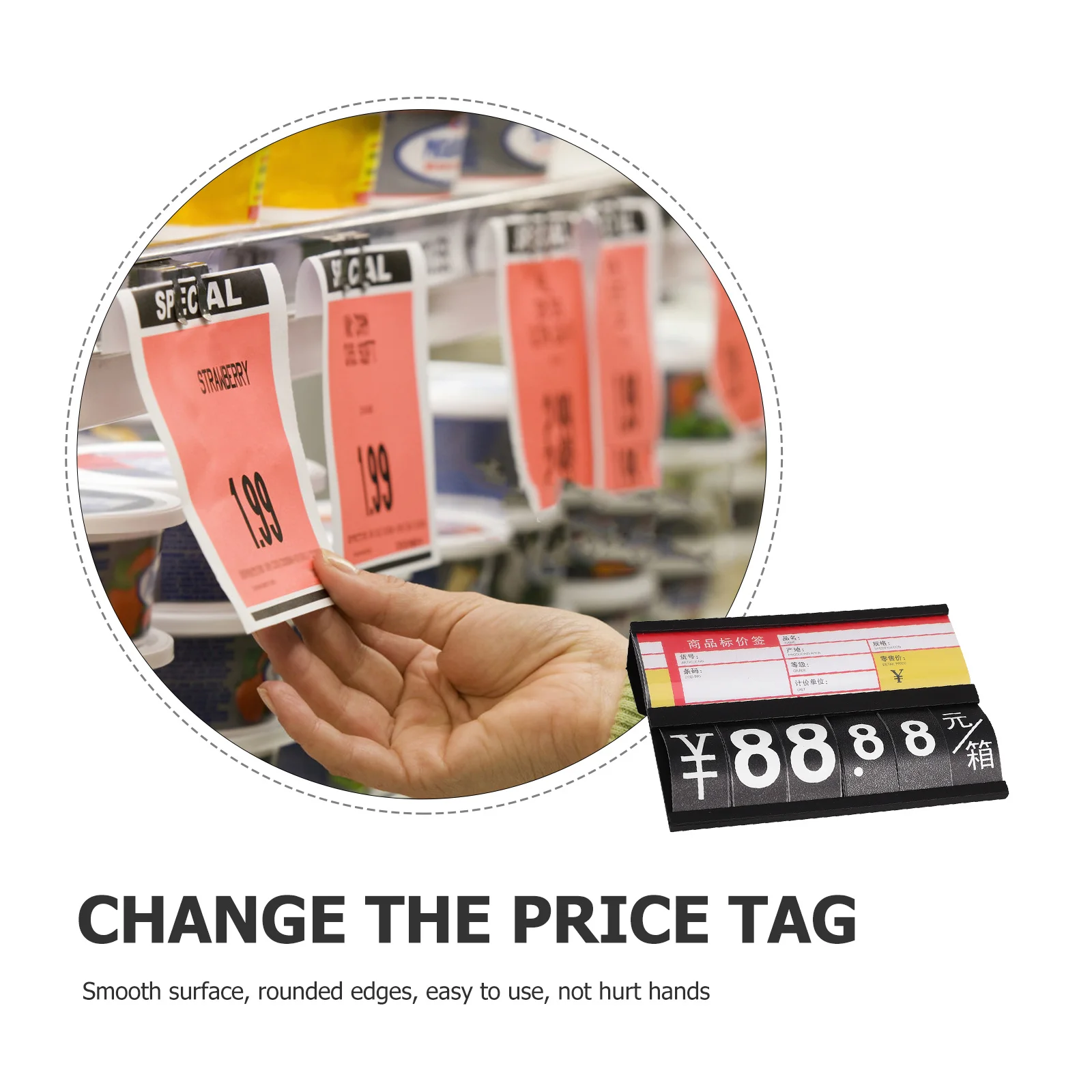 

4 шт., ценники, бирки из ПВХ, дисплей цены в супермаркете для овощей, фруктов, мяса, водных продуктов