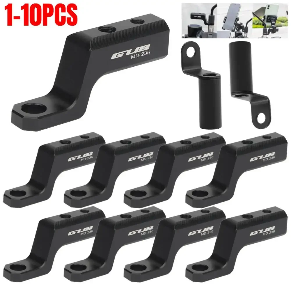 알루미늄 합금 오토바이 자전거 휴대폰 거치대 백미러 마운트 익스텐더 브래킷, 핸들바 스탠드, 자전거 휴대폰 스탠드 클램프