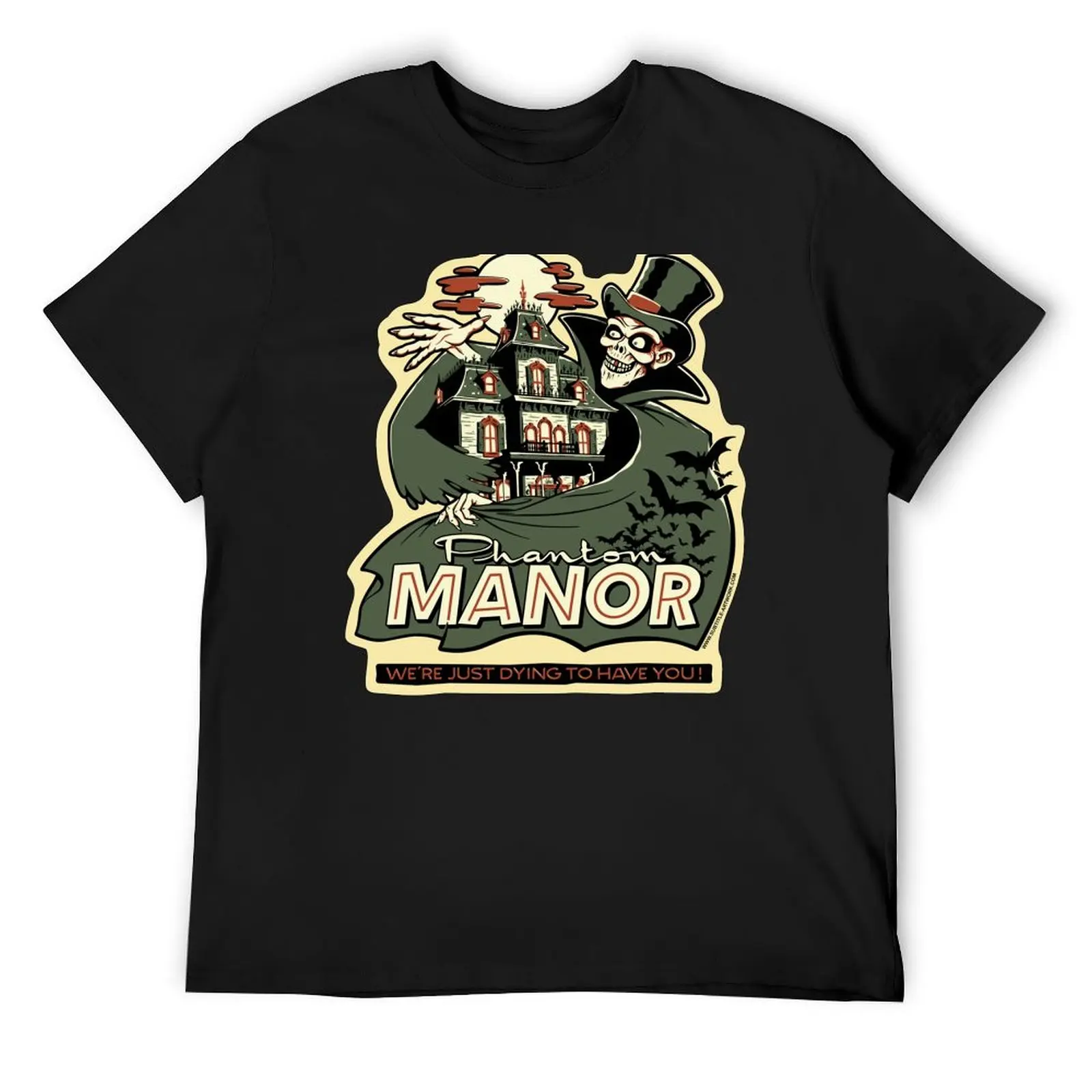 

Phantom Manor - green T-Shirt vintage clothes anime boys whites vintage t shirt men